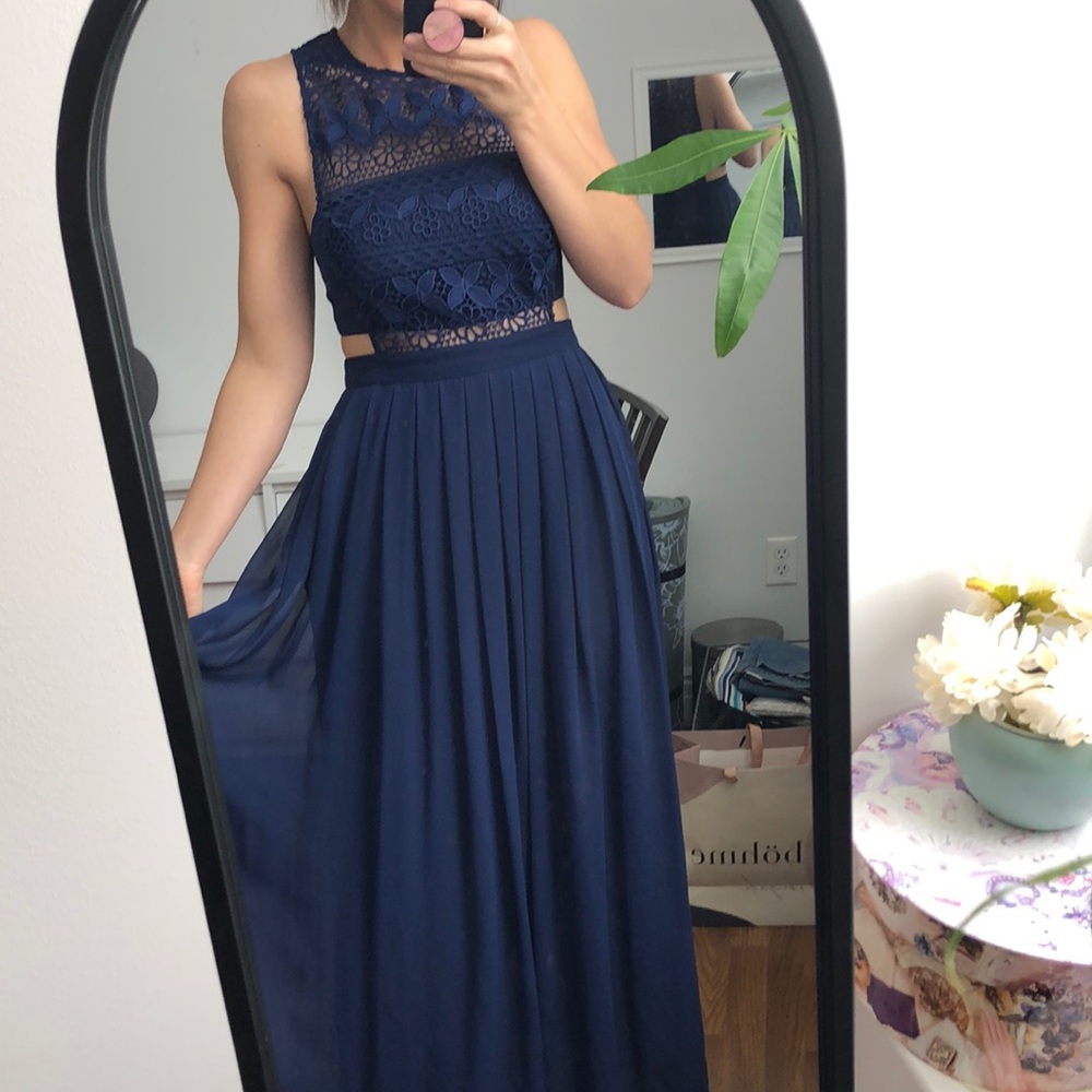 Adrianna Papell Navy Dress
